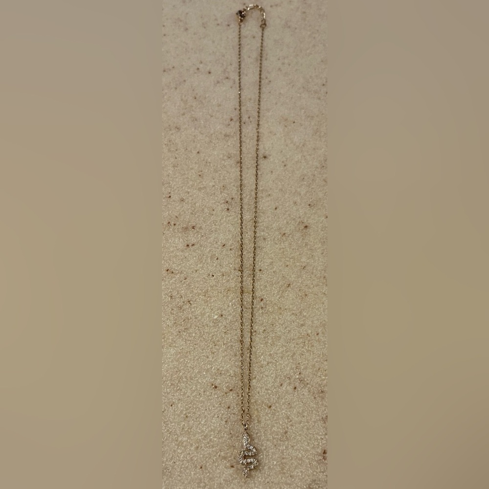 Minimalist Gold Necklace with Long Chain